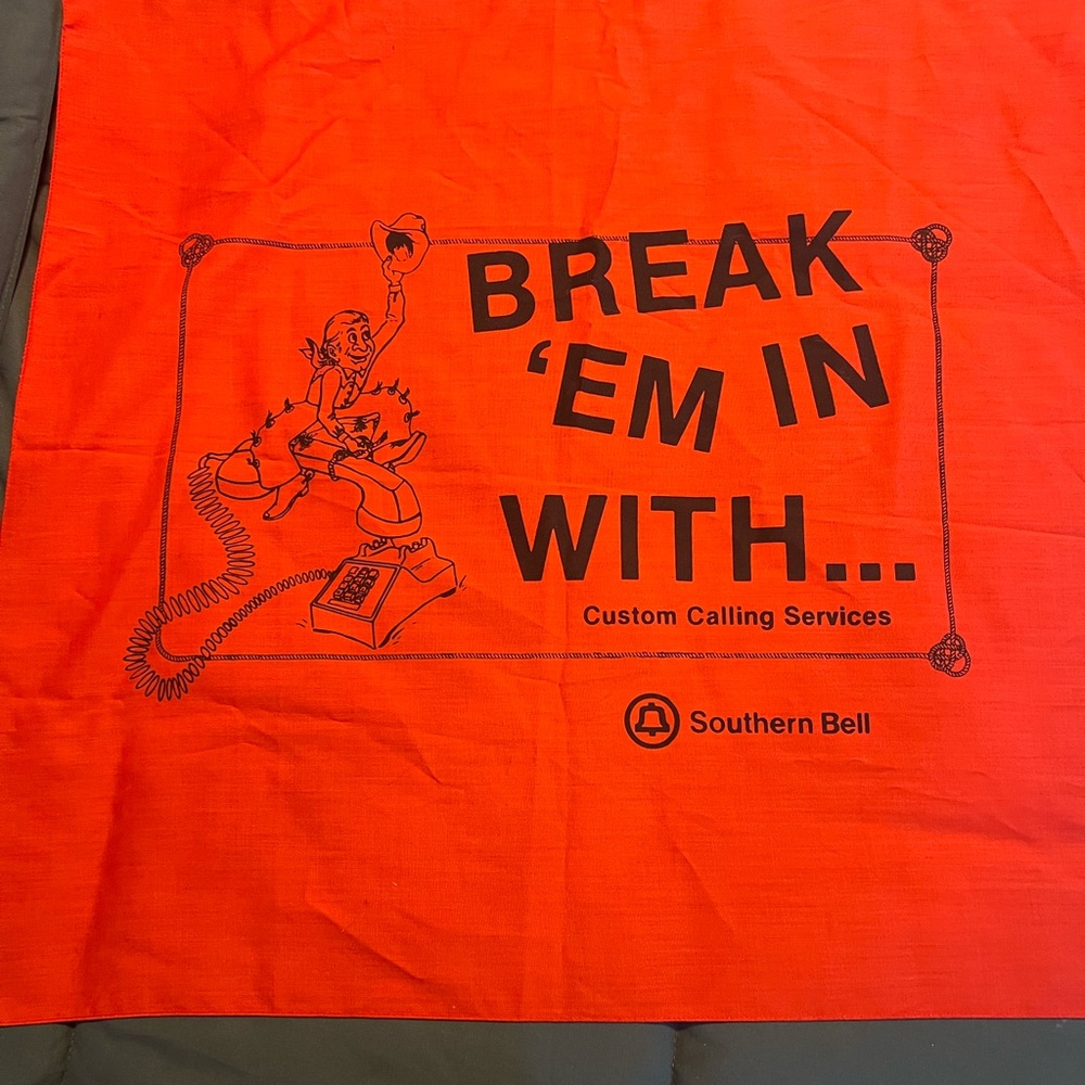 Vintage Bellsouth handkerchief